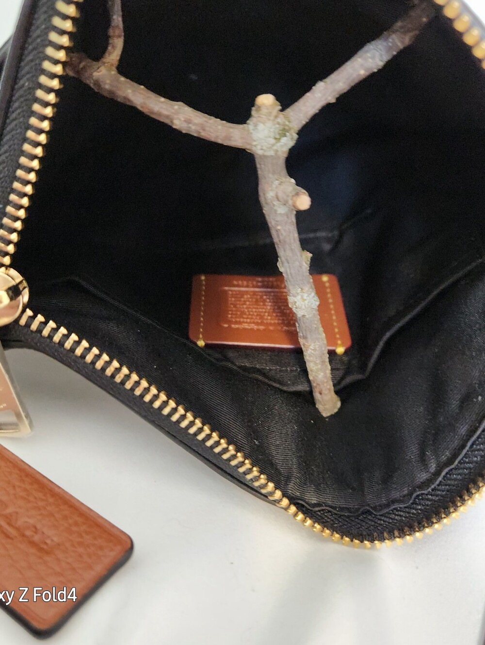 Coach Black Leather Crossbody with Minnie Mouse Detail - Picture 7 of 9